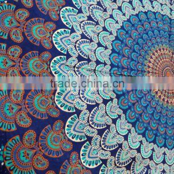 Tightly Loomed Fabric Home Decor Zodiac Horoscope Tapestry Exclusive Indian Mandala