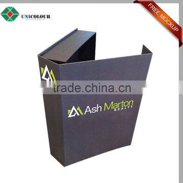 Custom Logo Printed Matte Laminated Book Shape Folding Box photo-3