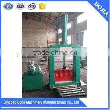 XQL-160 vertical single bale hydraulic rubber cutting machine with high quality/rubber cutter