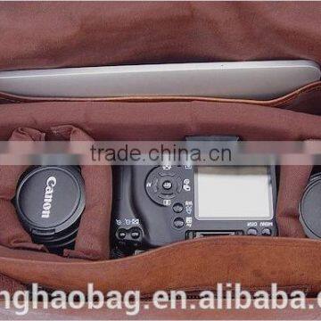 PU Leather Dslr Camera Bag, Fashion Leather Camera Bag Women photo-2