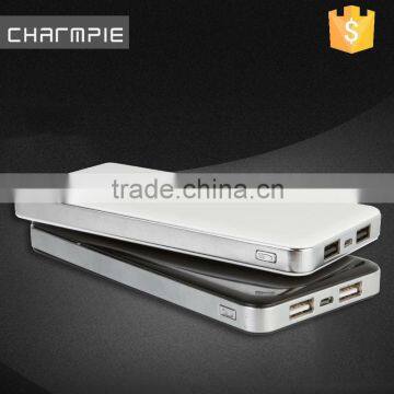 Oem provide best quality universa aluminum power bank 12000mah