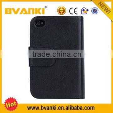 Accessories For Bags Litchi Grain Leather Clutch Bag Case PU Leather Phone Cases For Iphone 4/4s Accesories Mobile Phone Cover photo-2