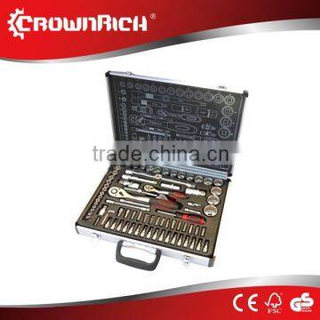 80PCS 3/8" &1/2"& 1/4"DR. Socket Wrench Set