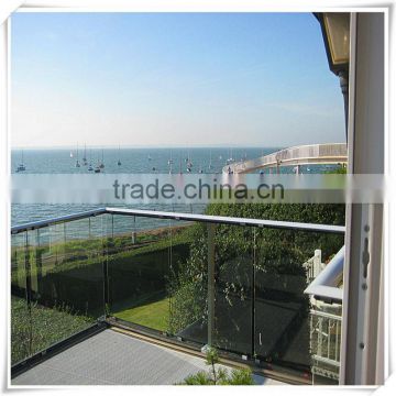 Balcony glass railing for sale