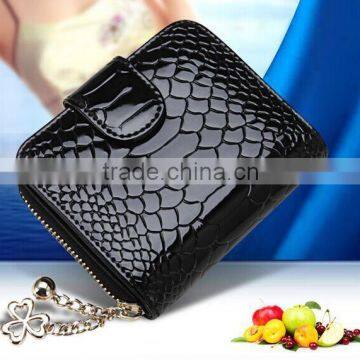 2016 China supplier personalized leather mini wallet taobao high quality women purse waterproof lady wallet