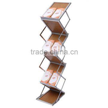 Strong foldable brochure holder floor stand