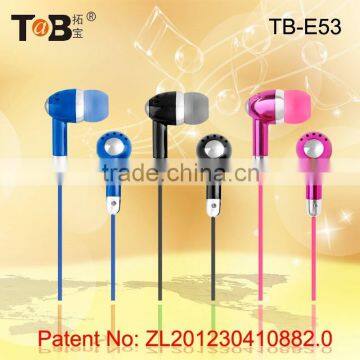 new style cool headphone in-ear stereo earphone&amp ; amp; earbuds with clear soung