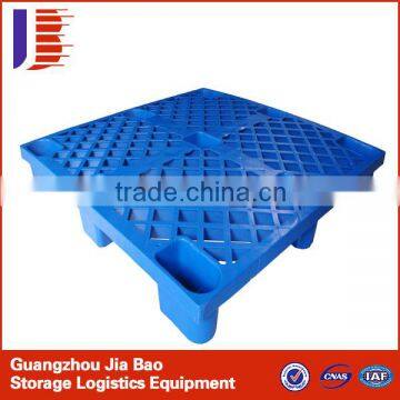 Safe and Recyclable Eco-friendly Hygienic blue 4 way plastic pallets with sides