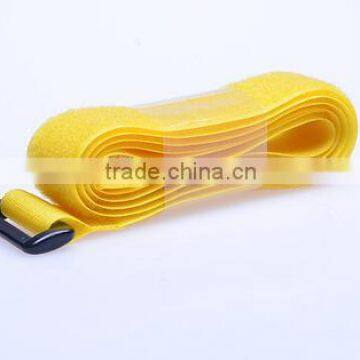 Adjustable Cable Strap Hook and Loop With Plastic Buckle photo-2