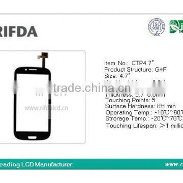 4.7 inch G+F lcd touch screen panel