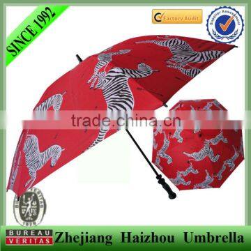 30'' double layer windproof golf gift umbrella