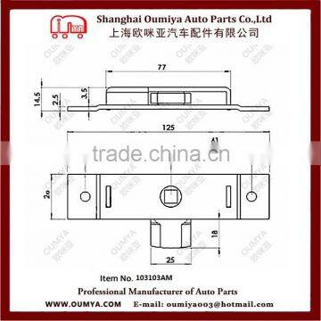 Hot Sale Galvanized Steel Budget Latch/Slam Locks 103103AM photo-2