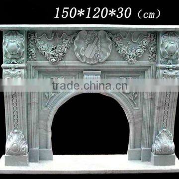 Natural Stone Marble Decorative Fireplace Frame