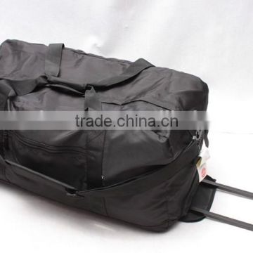 quality build in 2 wheels trolley travel bags wheeled duffel bags