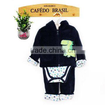 Autumn & Winter Warm Clothes Set Kids 3 Pcs Clothes Set photo-4