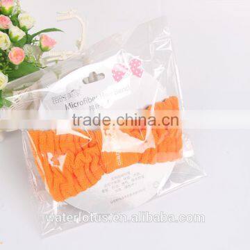 Hot Sell Headband Packing Box Purple Bow Headband With Hand Face Towel photo-5