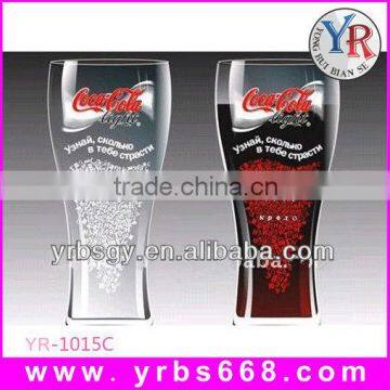 Company Promotional Item Color Changing Glass Cup Logo Print OEM