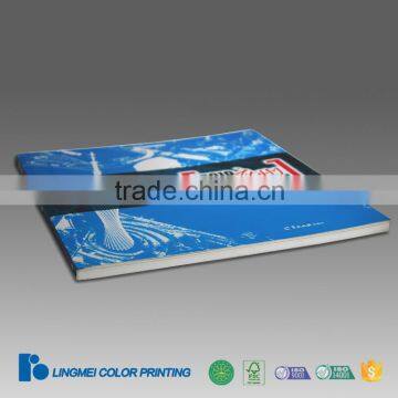 Glossy laminate art paper book printing service custom printing sanyo compressor catalog