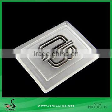 Sinicline 2015 Fashion Transparent Rubber Label For Jeans