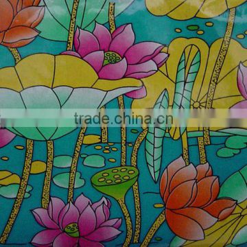 BOPP self adhesive printed decorative alass window sticker