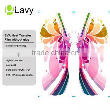 LAVY 2D heat transfer film without glue for slippers