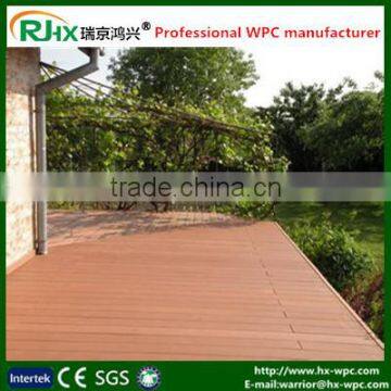 new tech composite decking for outdoor garden decoration/wpc crack-resistant decking