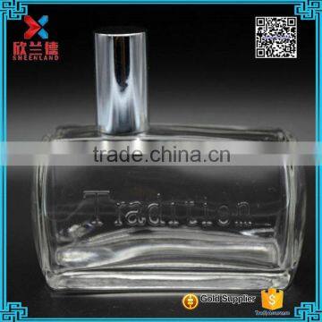 Big volume 110ml irregular design cosmetic spray bottle/ empty perfume bottle