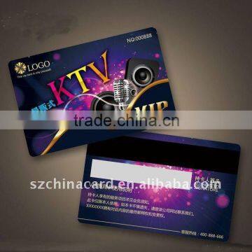 Factory High Quality contacless Magnetic VIP membership card with signature panel