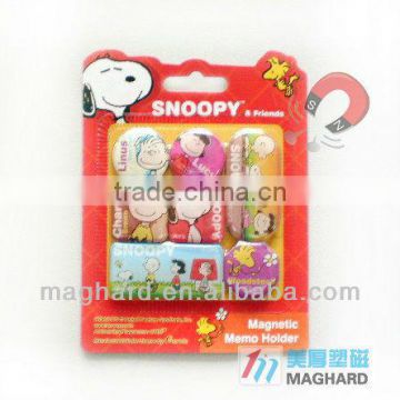 Snoopy Gift epoxy fridge magnet holder