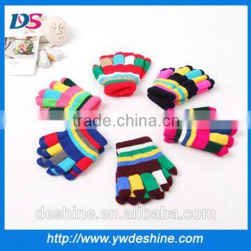 wholesale colorful finger kids magic gloves ST125