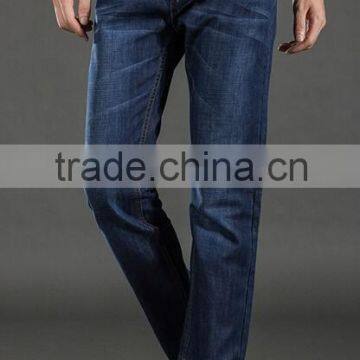 European-styled denim jeans men's large denim jeans straight jeans funky men jeans