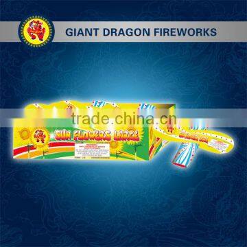 Groud Spinner Large Sun Flowers Fireworks