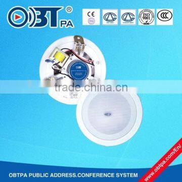 OBT-809 high grade ceiling sound ,PA system ceiling speaker with factory price
