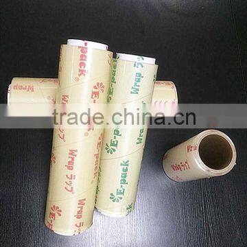 keep the fruit fresh pvc cling film soft wrapping/big roll transparent stretch film