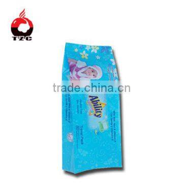 New design PE plastic bags of baby wet wipes hip care