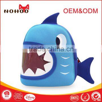 Wholesale Neoprene Waterproof New Model School Bags Children Kids Cartoon Backpack With Shark Shaped photo-4