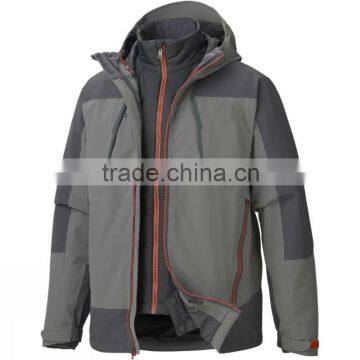 Waterproof warm outdoor jacket 3 in 1