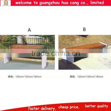 2016 China guangzhou customized wood outdoor furniture/leisure garden chair/storage bench