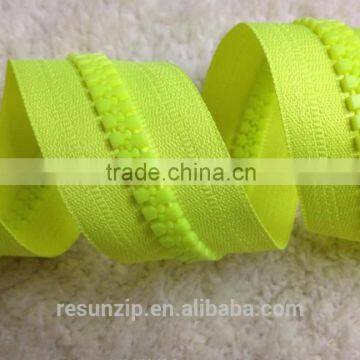 RORO141206 Light Green Plastic/rubber Zipper photo-2