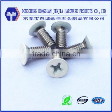 m4x10 screw cross recess flat head machine screws for decoration