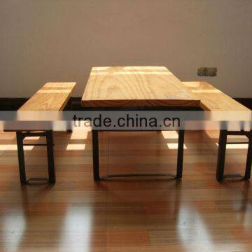 wood dining table desk sets