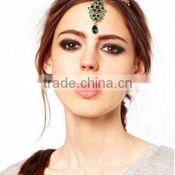 fashionable alloy crystal tassels shape hair ornament