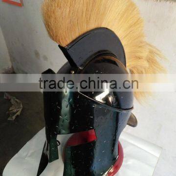 Nautical Roman Armor Helmet With Yellow Plume Greek Armor Replica Helmet NRH2006