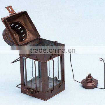 Antique Brass Chiefs Oil Lamp / Oil Lamp, Brass Lamp 1833