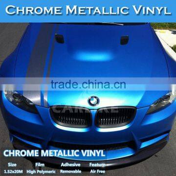 Auto Accessories Metallic Matte Chrome Car Wrap Decoration Vinyl Film