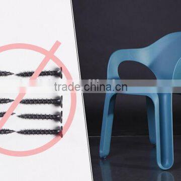 New Design Colored Garden Furniture Outdoor Plastic BBQ Chair photo-4