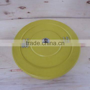 Olympic rubber bumper plate