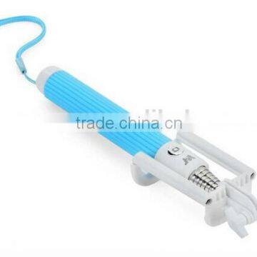 Most Popular Cable Take Pole Selfie Stick, Wired Monopod Selfie Stick, Wired Selfie Monopod With Click