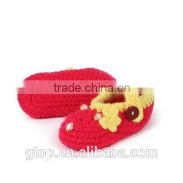 Wholesale Baby Handmade Crochet Shoes Supplier for 1-10 months old S-0001