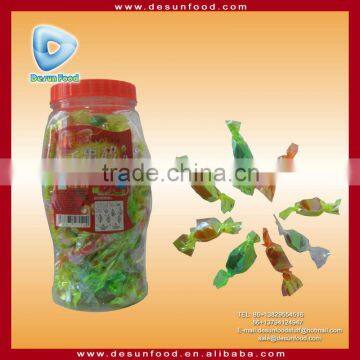 Sweets hard boiled sugar candy in jar